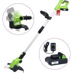Coupe - herbe sans fil avec bloc - piles 20v 1500 mah li - ion vidaxl