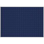 Couverture lest�e bleu 138x200 cm 10 kg tissu