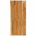 Vidaxl - dessus de meuble - lavabo de salle de bain acacia 140x52x2, 5 cm