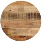 Vidaxl - dessus de table � 50x1, 5 cm rond bois massif de manguier brut