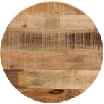 Vidaxl - dessus de table � 50x2, 5 cm rond bois massif de manguier brut