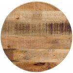 Dessus de table � 60x2, 5 cm rond bois massif de manguier brut vidaxl