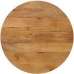Vidaxl - dessus de table � 70x2, 5 cm rond bois de manguier massif