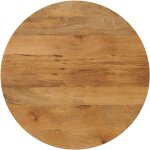 Vidaxl - dessus de table � 80x3, 8 cm rond bois de manguier massif