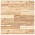 Vidaxl dessus de table carr� 50x50x2 cm bois massif d'acacia
