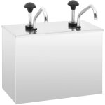 Distributeur de sauces acier inoxydable 2 x 3, 5 l vidaxl