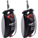 Vidaxl - douche solaire de camping et voyage 20 l 2 pcs