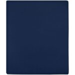 Drap - housse jersey bleu marine 90x200 cm coton - vidaxl