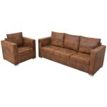 Vidaxl - ensemble de canap�s 2 pcs cuir daim synth�tique