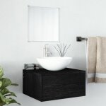 Vidaxl - ensemble de meubles salle de bain 2 pcs noir bois d'ing�nierie