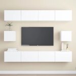 Vidaxl - ensemble de meubles tv 6 pcs blanc agglomr