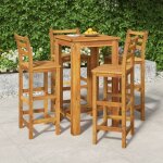 Vidaxl - ensemble de salle � manger de jardin 5 pcs bois d'acacia solide