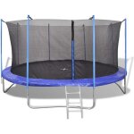 Vidaxl - ensemble de trampoline 5 pi�ces 4, 57 m