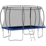 Vidaxl - ensemble de trampoline rectangulaire 335x244x90 cm 150 kg