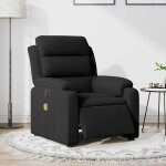 Vidaxl - fauteuil inclinable de massage lectrique noir velours