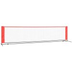 Vidaxl - filet de tennis noir et rouge 400x100x87 cm polyester Vidaxl - filet de tennis noir et rouge 400x100x87 cm polyester