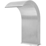 Vidaxl - fontaine d'tang acier inoxydable 45 x 30 x 65 cm argent