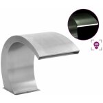 Vidaxl - fontaine de piscine avec led acier inoxydable 30x60x45 cm