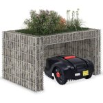 Vidaxl - garage tondeuse � gazon lit sur�lev� 110x80x60 cm fil en acier