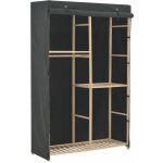 Armoire de 170 cm avec �tag�res internes et tissu couvrant diverses couleurs couleur : anthracite