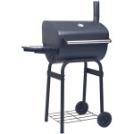 Vidaxl - gril barbecue au charbon avec étagère inférieure noir Vidaxl - gril barbecue au charbon avec étagère inférieure noir