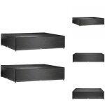 Vidaxl - housses de salon de jardin 2 pcs 16 ?illets 240x240x55 cm carr� - housse de mobilier ext�rieur ...