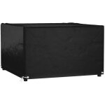 Housse de salon de jardin 8 ?illets 125x125x75 cm carré vidaxl Housse de salon de jardin 8 ?illets 125x125x75 cm carré vidaxl