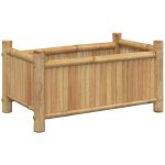 Jardini�re 50x30x25 cm bambou vidaxl