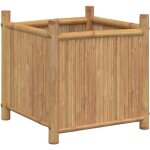 Jardini�re 50x50x50 cm bambou vidaxl