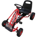 Vidaxl - kart � p�dales pour enfants rouge
