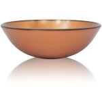 Lavabo verre tremp� 42 cm marron vidaxl