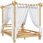 Vidaxl - lit à baldaquin 140x200 cm bambou Vidaxl - lit à baldaquin 140x200 cm bambou