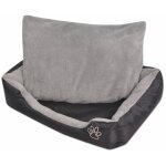 Lit pour chiens avec coussin rembourr taille xl noir vidaxl