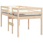 Vidaxl - lit haut 80x200 cm bois de pin massif