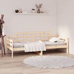 Lit de jour bois massif de pin 90x190 cm Lit de jour bois massif de pin 90x190 cm