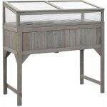 Vidaxl - lit sur�lev� avec serre 110x54x120 cm bois de sapin massif