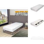 Vidaxl - matelas 80 x 200 cm 7 zones ressort ensach� 20 cm h2 - matelas � ressorts ensach�s - matelas ...