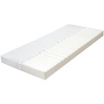 Matelas 80x200 cm 7 zones mousse pu 10 cm h2 h3