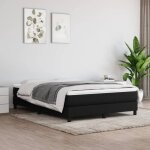 Vidaxl - matelas de lit � ressorts ensach�s noir 140x190x20 cm tissu