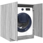 Vidaxl - meuble pour machine � laver sonoma gris 71x71, 5x91, 5 cm sonoma gris