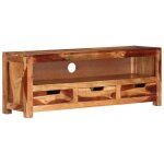 Meuble tv 110x30x40 cm bois d'acacia massif vidaxl Meuble tv 110x30x40 cm bois d'acacia massif vidaxl