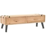Vidaxl - meuble tv 110x33x35 cm bois de sapin massif
