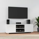 Meuble tv blanc 120x40, 5x35 cm bois d'ing�nierie vidaxl