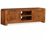 Meuble tv bois massif avec finition miel 120 x 30 x 40 cm vidaxl Meuble tv bois massif avec finition miel 120 x 30 x 40 cm vidaxl