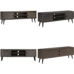 Vidaxl - meuble tv bois massif de manguier 140 x 30 x 45 cm - meubles tv - meuble tv - meuble rangement ...