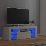Vidaxl - meuble tv avec lumires led blanc 120x35x40 cm