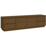 Vidaxl - meuble tv marron miel 176x37x47, 5 cm bois de pin massif