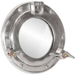 Vidaxl - miroir en forme de hublot mural 23 cm aluminium et verre