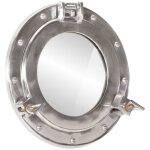 Vidaxl - miroir en forme de hublot mural Ø30 cm aluminium et verre Vidaxl - miroir en forme de hublot mural Ø30 cm aluminium et verre