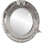 Vidaxl - miroir en forme de hublot mural Ø38 cm aluminium et verre Vidaxl - miroir en forme de hublot mural Ø38 cm aluminium et verre